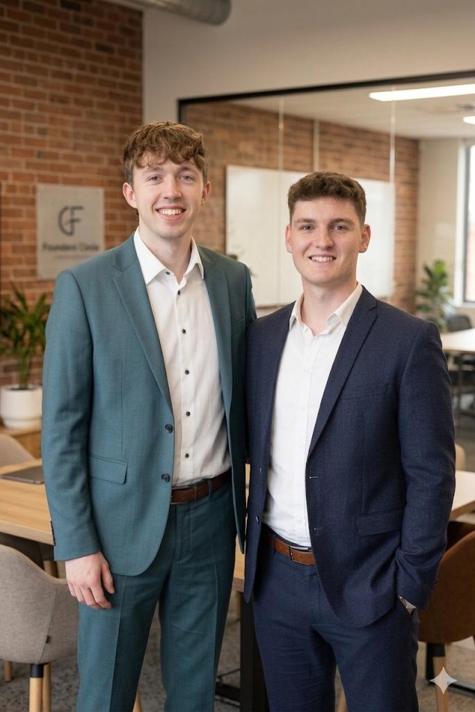 Justin Bohlmann und Fynn-Laurids Ender – die Gründer von envisbo